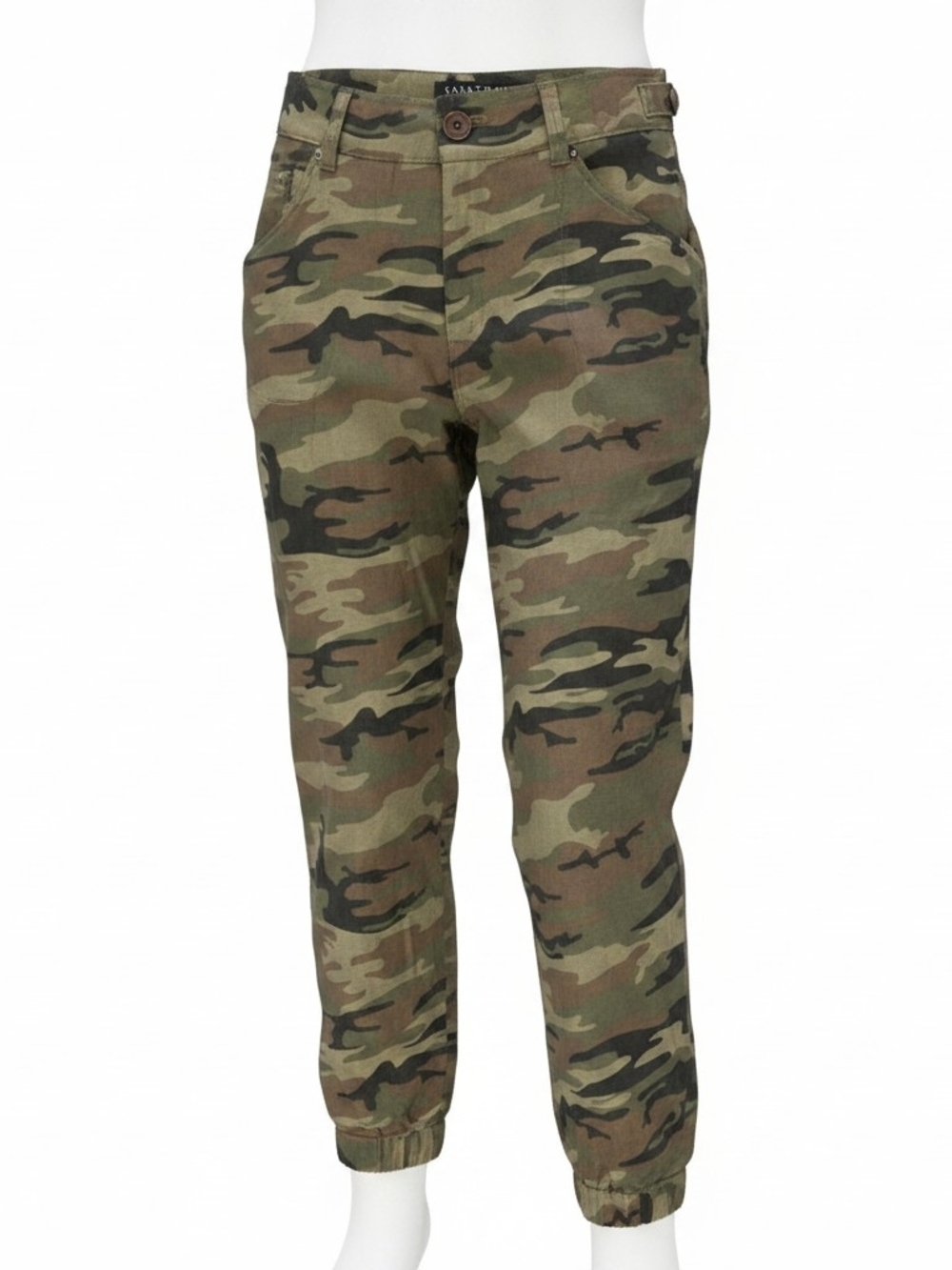 Sanctuary Camo Linen Pants